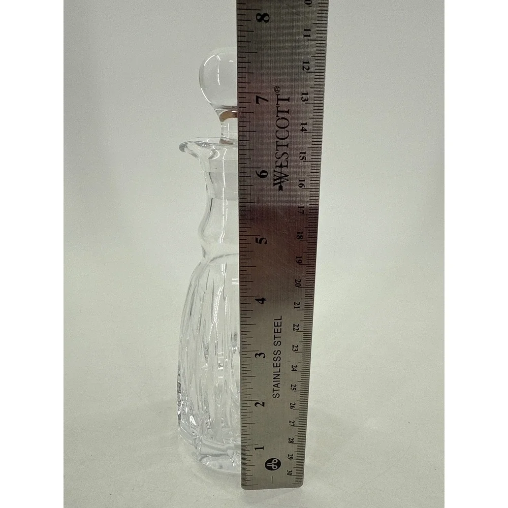 Miller‎ Rogaska Crystal Cruet Glass Decanter Carafe Barware Elegant Serving